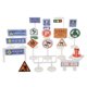 thumbnail image 1 of 18 unids bloque calle tráfico signo juguete playset tráfico conocimiento conocimiento educativo # b, 1 of 5