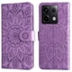 thumbnail image 1 of Funda tipo cartera FOXDOCK para Xiaomi Redmi Note 13 Pro 5G , diseño girasol en relieve, cuero PU, cierre magnético, soporte y tarjetero, 1 of 5
