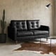 thumbnail image 1 of Sofa Napoles 2 C Cuero Kentucky Negro, 1 of 6