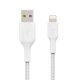thumbnail image 2 of Cable Lightning Belkin BoostCharge trenzado de 2 m, blanco, 2 of 7