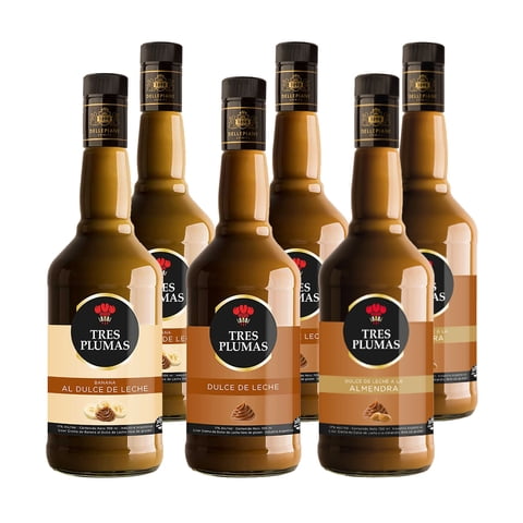 Tres Plumas - Caja X6 Mix Dulce De Leche