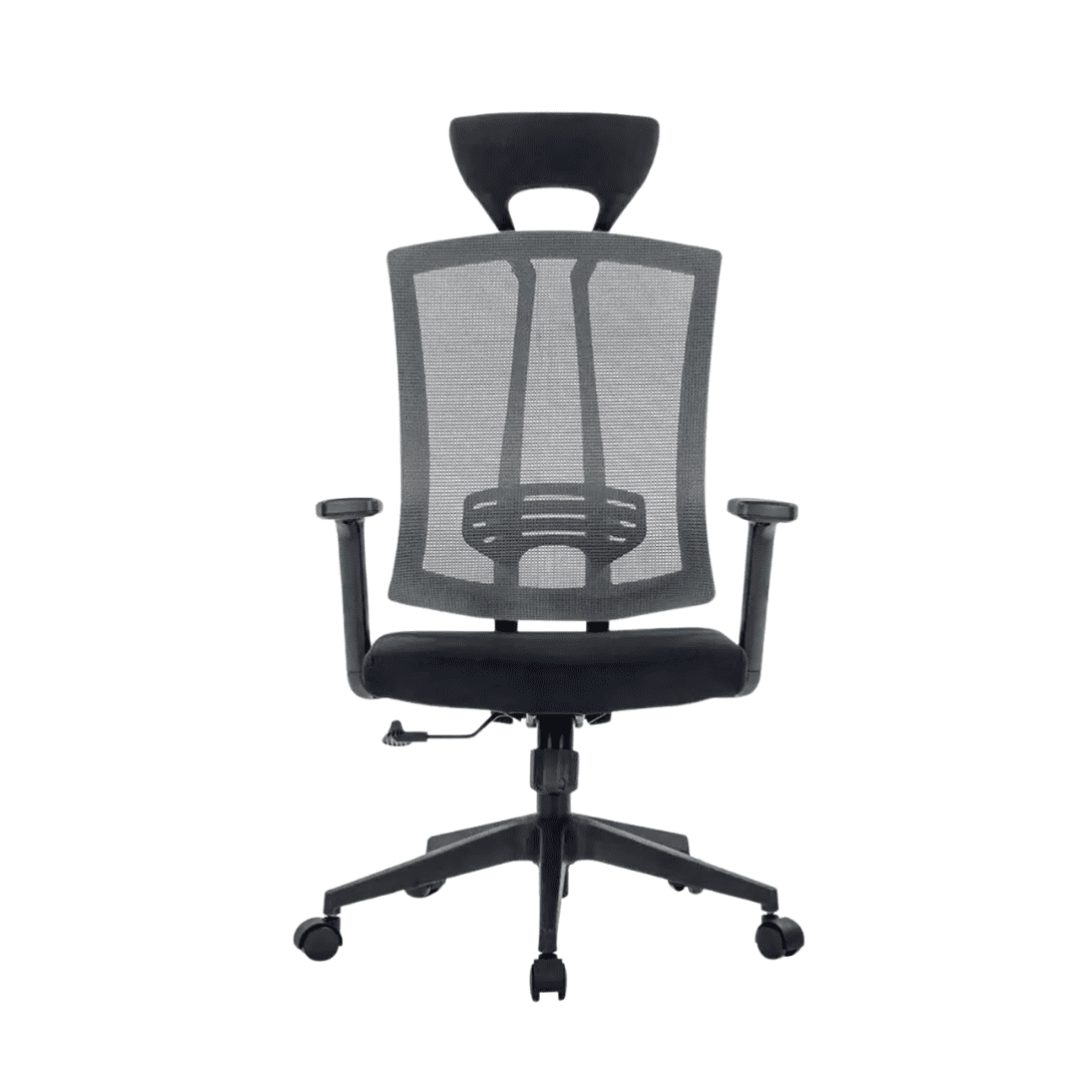 Silla De Oficina Ergonomica Pro Apoyacabeza Javimate Color Negro