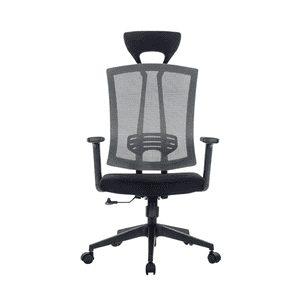 Silla De Oficina Ergonomica Pro Apoyacabeza Javimate Color Negro