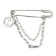 thumbnail image 1 of Broche de cadena larga colgante para hombres y mujeres, estilo retro, con pasadores de barra, imperdible, estilo punk, con cadenas, para suéteres, chal, cuello, abrigos, broches para niñas., 1 of 5