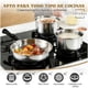 thumbnail image 2 of Batería De Cocina 10 Piezas Smart Mango Acero Inoxidable 304 Color Plateado, 2 of 10