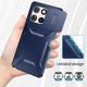thumbnail image 4 of Funda Resistente para Motorola Moto G Stylus 2025 con Tapa Deslizante y Protección Militar Azul, 4 of 5