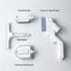 thumbnail image 1 of Multifunction Spray Cleaning Brush Set Suitable Bathroom Toilet Wall With Removable 4 Brushes Cleaning Tools Kitchen Accessories, 1 of 4