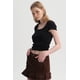 thumbnail image 2 of Polera Mujer Recogido Cropped Negro, 2 of 4