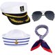 thumbnail image 1 of Set Marinero Capitán 4 Piezas Ajustable 58 cm, 1 of 3