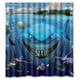 thumbnail image 1 of Cortina de ducha con diseño de tiburón Buscando a Nemo, juego de cortina de baño con ganchos, tamaño 66 x 72 pulgadas, 1 of 3