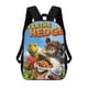 thumbnail image 1 of Vecinos Invasores-theme Backpack, Campus style schoolbag Bookbag with Adjustable Shoulder Straps And Large Zip Compartment, Unisex Travel Bags., 1 of 6