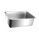thumbnail image 5 of Caja De Arena Para Gatos De Acero Inoxidable, Resistente A Salpicaduras, Con Parte Superior Abierta Y Bandeja De Arena Resistente, Altura 10 Cm, 5 of 5