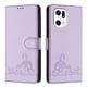 thumbnail image 5 of Funda tipo cartera FOXDOCK para OPPO Find X5 PRO con soporte, ranuras, RFID, diseño de gato, 5 of 5