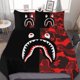 thumbnail image 1 of Bape Shark Camo Bape Shark Camo 3-Piece Bedding Set Warm And Comfortable Soft Duvet Cover Bed Set for Boys Girls Kids Adult Bedroom All Season, 1 of 5