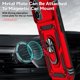 thumbnail image 2 of Funda Resistente Anillo Soporte iPhone 17 Privacidad Cámara Montaje Magnético Rojo, 2 of 6