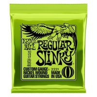 Ernie Ball 2221 Regular Slinky Set De Cuerdas Guitarra Eléctrica 10-46