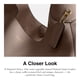 thumbnail image 4 of Bandolera COACH Brooklyn 39 de piel granulada natural, 4 of 6