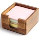 thumbnail image 1 of Portanotas SWKHDKX de Madera de Acacia de 3 x 3 Pulgadas, 1 of 3