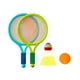 thumbnail image 4 of Juego De Tenis De Bádminton Para Niños, Raqueta De Tenis Para Niños Para Entrenar Juguetes De Playa, Azul Y Verde, 4 of 4