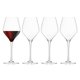 thumbnail image 1 of Juego de 4 copas de vino tinto Final Touch, cristal sin plomo, 620 ml, 1 of 3