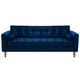 thumbnail image 1 of Sofa Retro 3CG Felpa 04 Azul Marino, 1 of 6