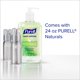 thumbnail image 5 of Desinfectante de manos Purell Advanced Naturals con botellas de aluminio, 5 of 7