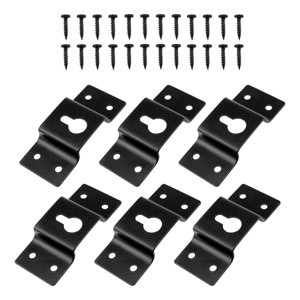 Magideal - 6 Piezas De Soporte De Altavoces De Montaje De Pared De Altavoces Conectores Accesorios Multipropósito Para Pinturas De Pared Genéricas Con Tornillos Estilo B