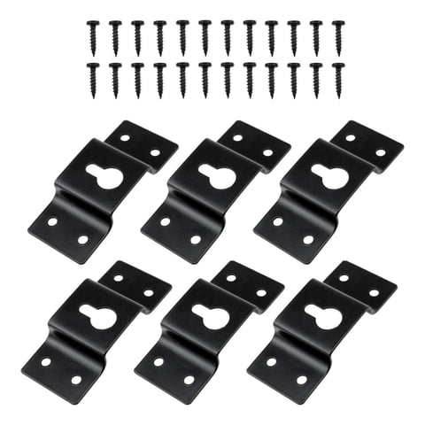 Magideal - 6 Piezas De Soporte De Altavoces De Montaje De Pared De Altavoces Conectores Accesorios Multipropósito Para Pinturas De Pared Genéricas Con Tornillos Estilo B