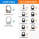 thumbnail image 2 of Almohadillas de repuesto para Beats Solo 2 y Solo 3: almohadillas de repuesto de espuma viscoelástica y funda para auriculares inalámbricos Solo 2 y Solo 3., 2 of 6