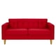 thumbnail image 1 of Sofa New Retro 3C Felpa 01 Rojo, 1 of 6