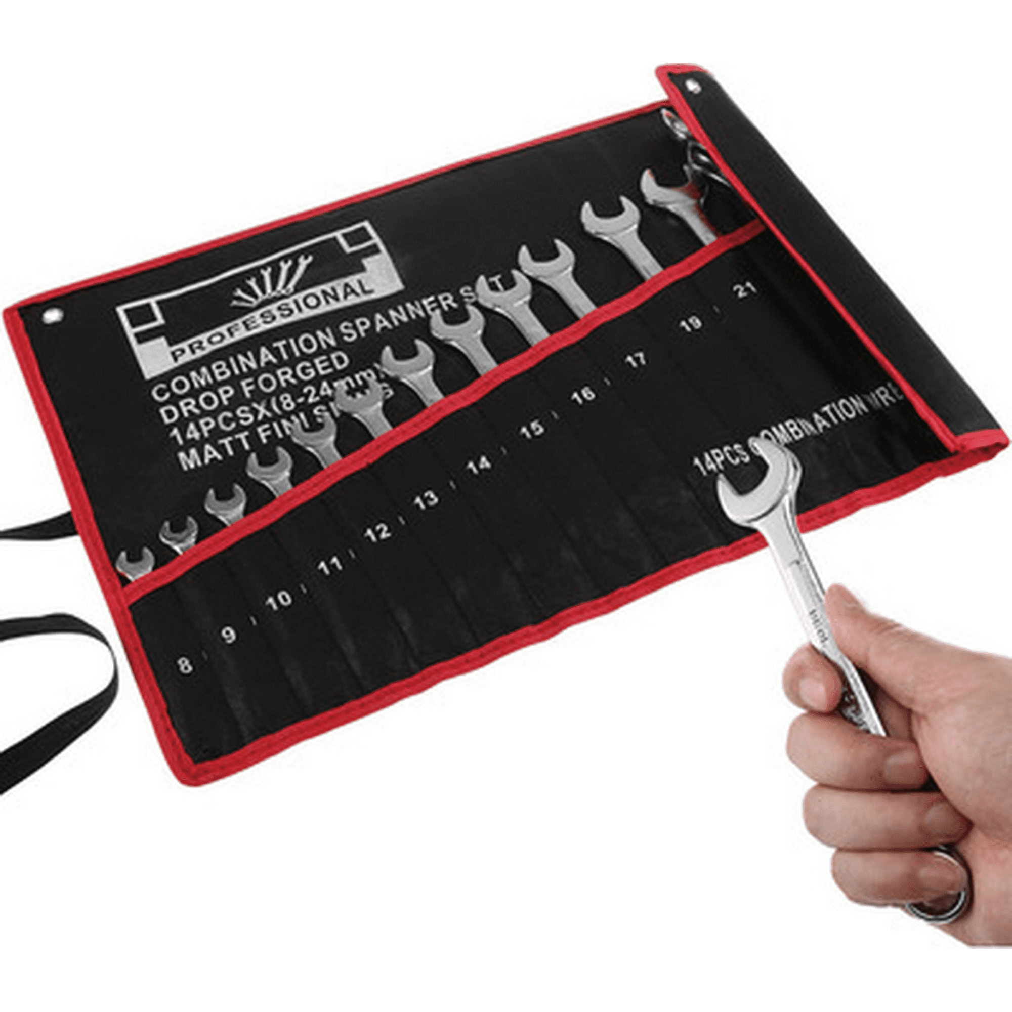 Genérico - Juego De Llave Combinada Punta Corona 14 Pcs