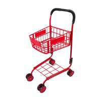 Magideal - Carrito De Mano De Supermercado En Miniatura, Carrito De Compras Pequeño, Carrito Utilitario De Compras, Juguete De Almacenamiento Para Niños Y Niñas