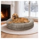 thumbnail image 1 of Cama para perros BALANCE Luxury Donut, 110 cm, redonda, ortopédica, avena, 1 of 9