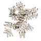 thumbnail image 3 of 30 Piezas De Aleación De Plata DIY Alfabeto Letra Garra Remaches Para Accesorios De Costura M, 3 of 5