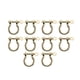 thumbnail image 5 of 10 Uds hebillas de abrazadera de carga en forma de arco, grillete de arco de Metal resistente DIY, grillete de cadena para bolsos, mochilas, Oro, 5 of 5