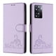 thumbnail image 1 of Funda tipo cartera FOXDOCK para OnePlus Nord N20 SE 4G con soporte, ranuras, RFID, diseño de gato, 1 of 5