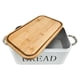 thumbnail image 4 of Contenedor de almacenamiento de pan multiusos de estilo Retro con tapa de tabla de cortar, caja de Metal , contenedor para encimera, despensa,, 4 of 4
