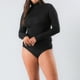 thumbnail image 1 of Camiseta Manga Larga Cuello Alto Flores Mujer 4045-2, 1 of 4