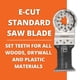 thumbnail image 3 of Hoja de sierra Fein Starlock E-Cut Standard para madera de 35 mm, paquete de 10, 3 of 7