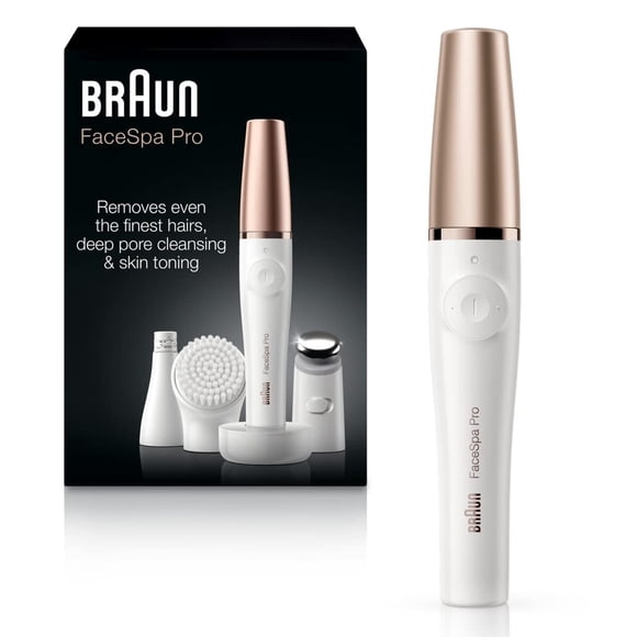 Depiladora Facial Braun FaceSpa Pro 911 Limpieza Tonificación