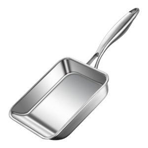 Magideal - Sartén Para Freír, Utensilios De Cocina, Suministros De Cocina, Sartén Para Asar Carne, Sartén Para Huevos, Sartén Para Tortilla Japonesa Para Acampar