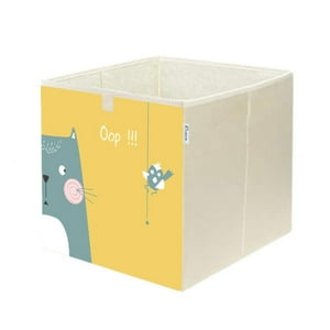 Caja Organizador Juguetes Ropa Infantil Kivara Gato Oop Multicolor