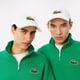 thumbnail image 2 of Gorra Lacoste de sarga con insignia de cocodrilo para hombre en color blanco, 2 of 3