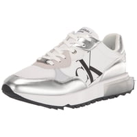 Zapatilla Calvin Klein Magalee2 Para Mujer Plateada/Blanca