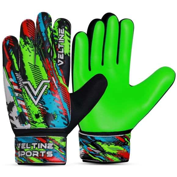 Guantes de Portero de Fútbol Veltine Sports Talla 4 Verde