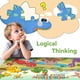 thumbnail image 2 of Puzzle de suelo iPlay iLearn Dinosaur, 52 piezas, para niños de 3 a 4 años, 2 of 7