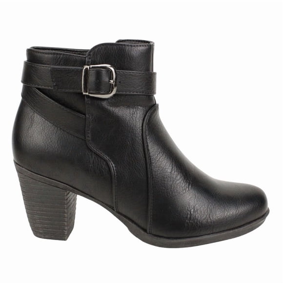 Botín New Walk Hebilla Comfort Negro