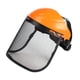 thumbnail image 1 of Protector facial para recorte de jardín, protección facial para corte de césped, cubierta facial para trabajo al aire libre, paisajismo, corte de césp Naranja, 1 of 5