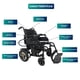 thumbnail image 3 of Silla De Ruedas Eléctrica B1 Premium Azul, 3 of 11
