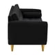 thumbnail image 5 of Sofa Retro 2C Felpa 01 Negro, 5 of 6